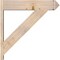 Ekena Millwork Traditional Arts & Crafts Smooth Outlooker, Douglas Fir, 7 1/2"W x 34"D x 34"H OUT08X34X34TRA03SDF - alternate 2